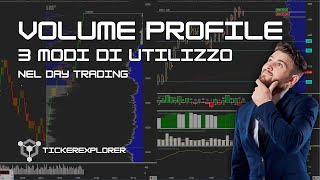 I 3 Modi per Utilizzare il Volume Profile nel Trading Intraday [upl. by Acinnej]