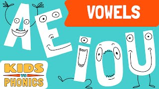 Short Vowels  a e i o u  Fun Phonics  Learn to Read  Kids vs Phonics [upl. by Ja]