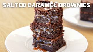 Salted Caramel Brownies Recipe [upl. by Muna]