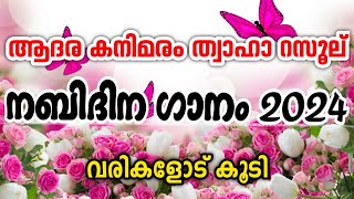 Nabidina Song 2024  Nabidina Song Lyrics  New Nabidina Song  Aadara Kani Maram Song Lyrics [upl. by Heymann]