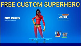 How to Get the Custom Superhero Skins For Free in Fortnite Free Boundless Set [upl. by Kylen595]