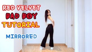 Red Velvet 레드벨벳 Bad Boy 안무 배우기 거울모드 Tutorial [upl. by Daffi554]