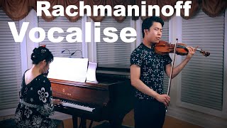 Vocalise  Rachmaninoff  Playing music with my mum [upl. by Zat]