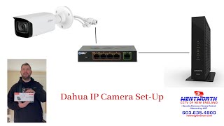 Dahua IP Camera Set Up with Remote View  Step by Step [upl. by Anoiek403]