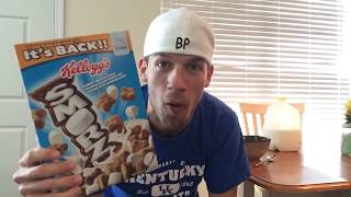 SMORZ CEREAL REVIEW BY KELLOGGS [upl. by Jestude816]