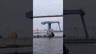 Stralsund Germany discharging cargo stone shorts [upl. by Nirat]