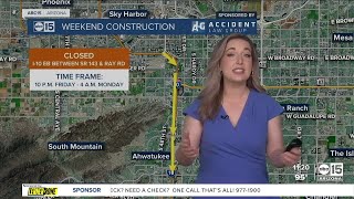 Multiple Valley freeways closed for construction this weekend [upl. by Treblih]