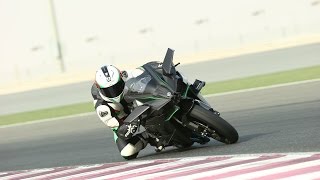 Kawasaki Ninja H2 and H2R review  Track test [upl. by Emya]