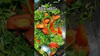 tomato🍅☘️ coriander chutneycooking shotscookinghealthy foodtrending shirtsYouTube shortsviral [upl. by Elpmid]