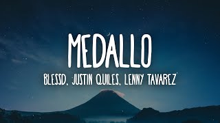 Blessd Justin Quiles Lenny Tavarez  Medallo LetraLyrics [upl. by Adina]