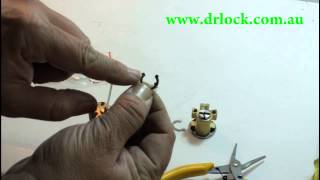 201 Tail Rim Lock Tail  How to Replace  You need to cut to Size to suit door [upl. by Etteiram]