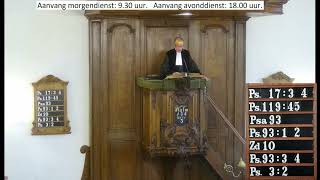 Hervormd Capelle – Avonddienst 13 oktober 2024 – Ds DA Burggraaf [upl. by Jard]