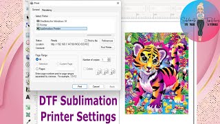 DTF Sublimation Hack Printer Settings [upl. by Winston]