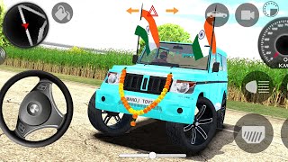 BOLERO DRIVING GAME  INDIAN CAR SIMULATOR 3D  GADI WALA GAME  MANOJ TOYS [upl. by Nannette]