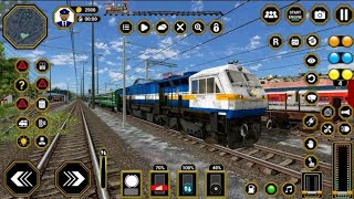 Indian Railway Super Fast Ingen Passanger Train 40001 New Delhi Junction To Noida Station Game [upl. by Niatirb]