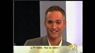 RTBF1 La Une  21 Janvier 2002  Pubs  Ecran Témoin sur la téléréalité  JT Soir  Boucle de nuit [upl. by Ilajna]