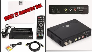 How to Set Up NUNET TV Converter Box HD Antenna ATSC TV Converter Box HDMI Output Review [upl. by Ardnak]