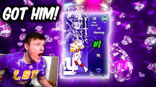 I Got Team Diamond Master Eli Manning WORLDS 1ST GAMEPLAY [upl. by Aliakam837]