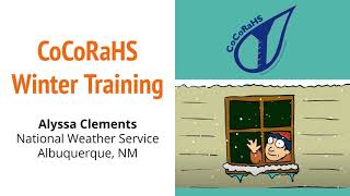 CoCoRaHS Winter Weather Training [upl. by Rossi713]