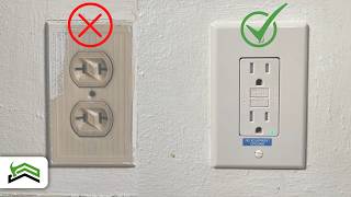 How To Replace An Old 2 Prong Outlet Using 3 Prong GFCI [upl. by Ettennod313]