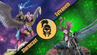 Age of Sigmar 4th Edition Stormcast Eternals vs Sylvaneth Aventis Firestrike and Belthanos [upl. by Sams]