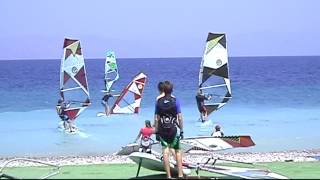 Blue Horizon Hotel Rhodos windsurfing etc [upl. by Odnomar]