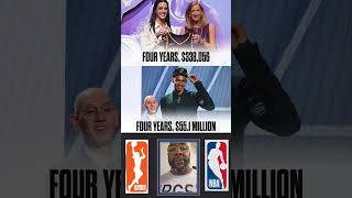 WNBA rookie pay reality check shorts fyp foryou wnba nba [upl. by Hotze]