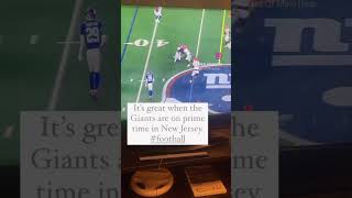 The Bengals are back NFL Giants Bengals SundayNightFootball Sports football newjersey nyc [upl. by Maya556]