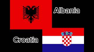 Albania VS Croatia Albania Vs  Croatia [upl. by Oswell565]