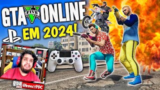 Como ESTÁ o GTA 5 ONLINE no PS4 em 2024 [upl. by Bridgid]