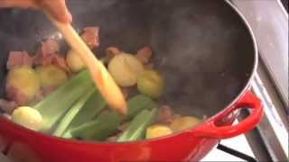 French Coq Au Vin Recipe Part 1  World Kitchen [upl. by Niatirb]