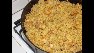 Булгур в казане С курочкой и овощами на манер плова [upl. by Breger]