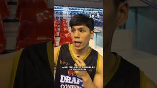 Former DLSU Green Archer Francis Escandor on joining the PBA Draft  OSOnTheSpot [upl. by Airotcivairam]