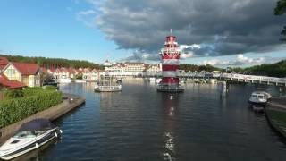 Hafendorf Rheinsberg Rundflug vom Hafendorf über den Rheinsberger See und zurück zum Hotel [upl. by Hermes]