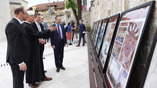 U haremu Arnaudija džamije otvorena izložba quotBanjalučke džamijequot [upl. by Ahsirat]