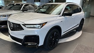 Platinum White 2025 Acura MDX ASpec Advance Walkaround [upl. by Roselyn]