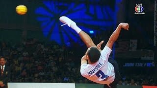 Sepak Takraw ISTAF SuperSeries FINALS 201314 Mens Final Thailand  Malaysia SET1 [upl. by Latsyrk903]