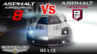 Ultima RS Asphalt 8 vs Asphalt 9 [upl. by Ainaled79]