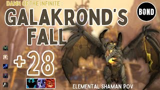 DOTI Galakrond’s Fall 28  FortifiedAfflictedRaging  Elemental Shaman POV [upl. by Straus209]