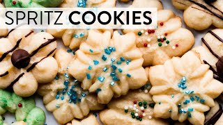 Spritz Cookies  Sallys Baking Recipes [upl. by Anawit745]