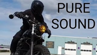 BMW K75S 1988 Cafe Racer Scrambler M4 Exhaust Sound [upl. by Kapor496]