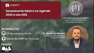 Saneamento básico na Agenda 2030 e nos ODS [upl. by Eduino639]