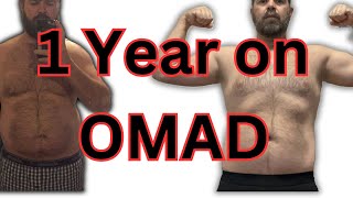 One Year of OMAD  My Weight Loss Transformation [upl. by Schilit]