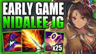 THIS IS HOW NIDALEE JUNGLE CAN EASILY SOLO CARRY THE EARLY GAME  Gameplay Guide League of Legends [upl. by Hecht]