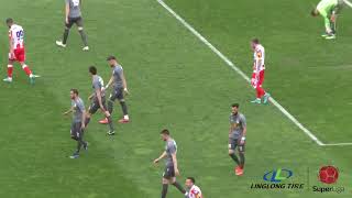 Linglong Tire Super liga 202122  30 kolo CRVENA ZVEZDA – RADNIČKI 1923 41 10 [upl. by Gnol]