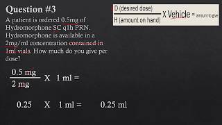 Medication Dosage Calculation Practice Questions [upl. by Annaliese768]