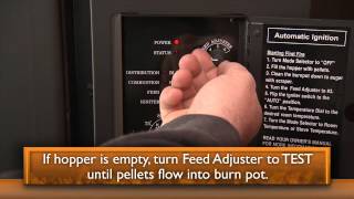 Harman® Advance Pellet Stove Operation Video [upl. by Aurora]