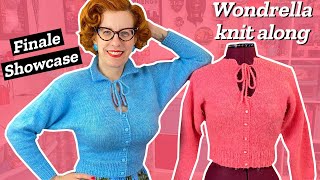 Wondrella knit along finale vintageinspired cardigan showcase [upl. by Whiteley50]