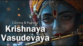 Feel Krishnas Presence with Krishnaya Vasudevaya Mantra Calming and Peaceful Krishna Chanting India [upl. by Ajile955]