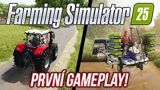 PRVNÍ GAMEPLAY Z FARMING SIMULATOR 25 [upl. by Ahsatel577]